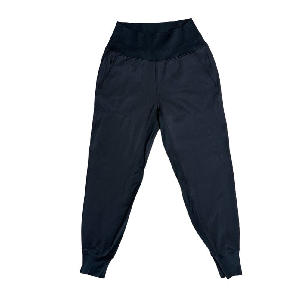 ATHLETA Women's Black Joggers with Zipper Pockets
